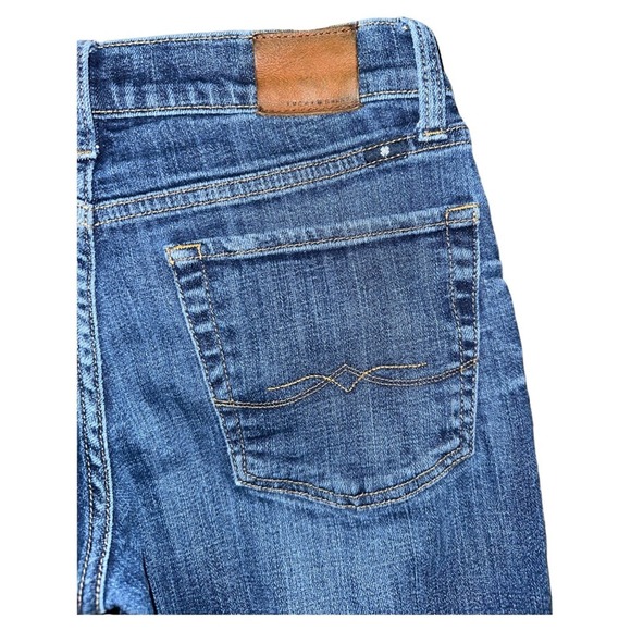 LUCKY BRAND SIENNA CIGARETTE SLIM BOYFRIEND ANKLE JEANS SIZE 00/24 - Picture 9 of 11